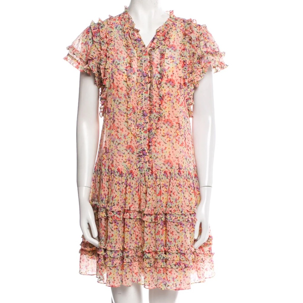 REBECCA TAYLOR | Silk Blend Shift Dress